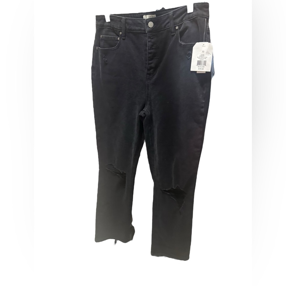 Wonderly Cropped Straight Jeans size 10 New with Tags